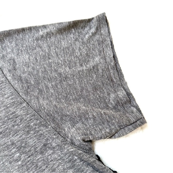 ❗️CLOSING SALE NWT Gypsy 05 Grey & Black Knitted Front Cut Out Back Top S - Picture 6 of 13